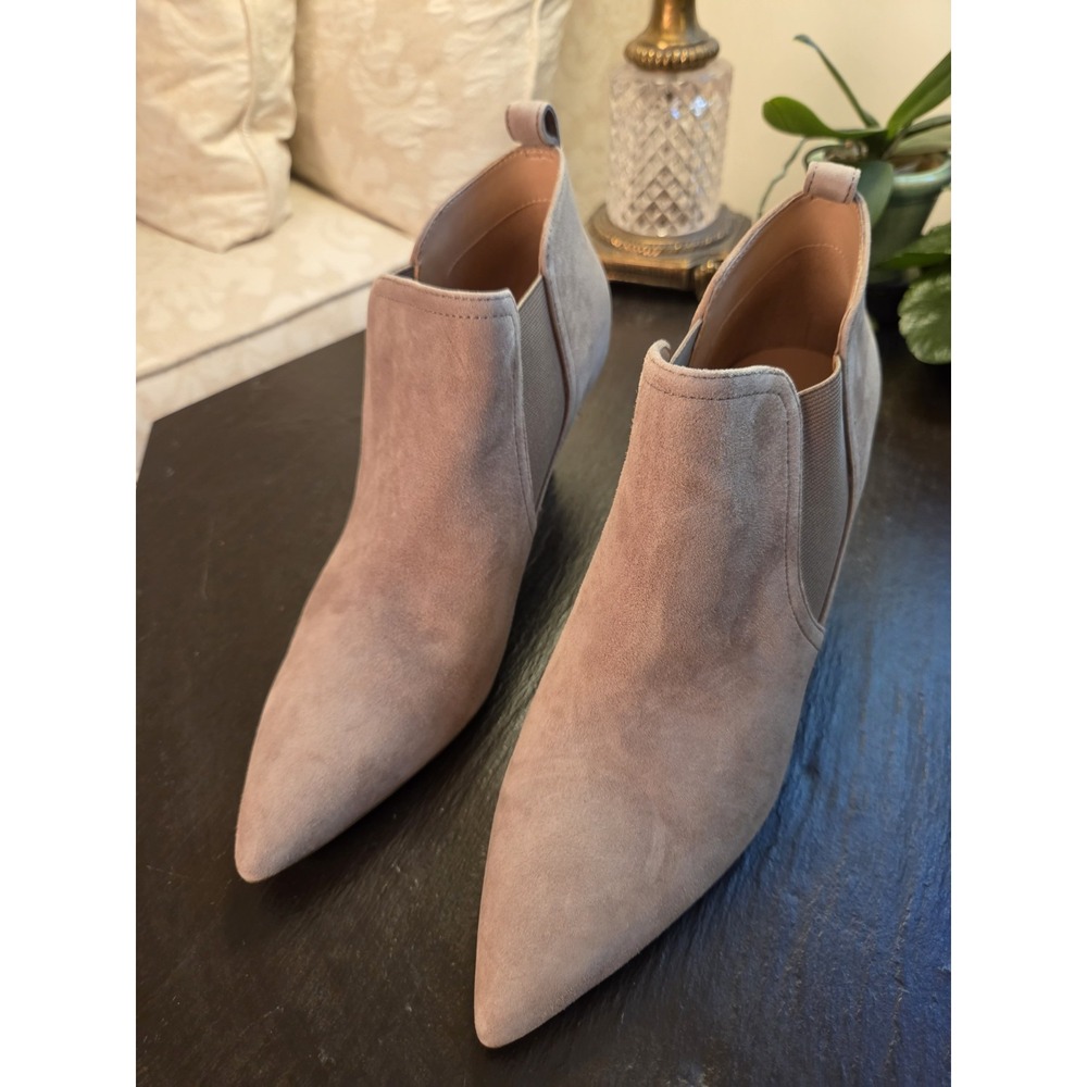 Cole Haan Wms Nell Suede  Pointed Chelsea Bootie Irish Coffee Tan Sz 8 NEW! $140 - Picture 2 of 11